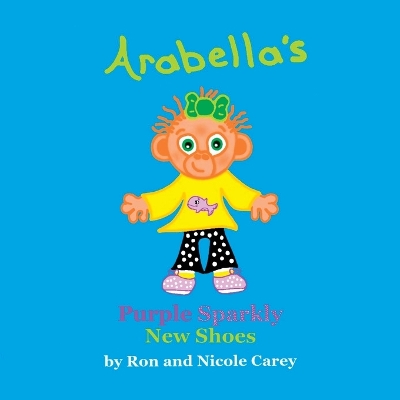 Book cover for Arabella's Purple Sparkly New Shoes 2023 revision