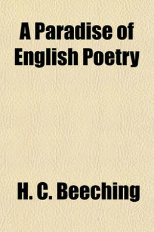 Cover of A Paradise of English Poetry