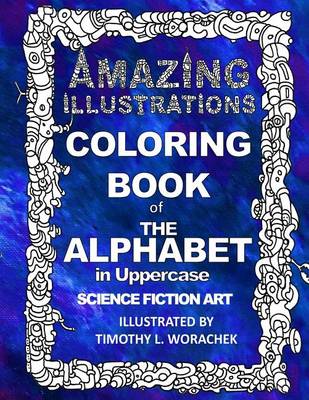 Book cover for Amazing Illustrations-The Alphabet in Upper Case