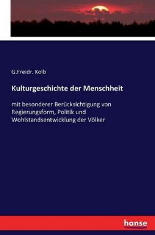 Cover of Kulturgeschichte der Menschheit