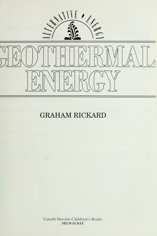 Cover of Geothermal Energy