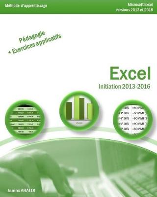 Book cover for Excel Initiation 2013 - 2016