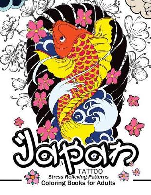 Book cover for Japan Tattoo Coloring Books