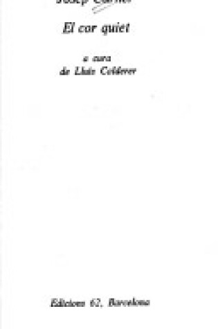 Cover of El Cor Quiet