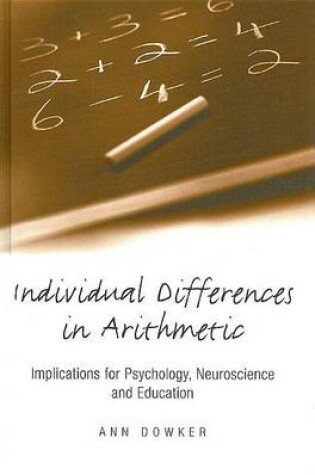 Cover of Individual Differences in Arithmetical Abilities