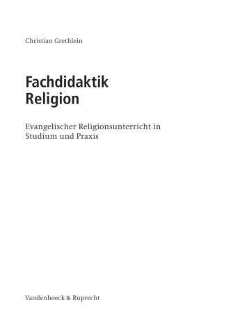 Book cover for Fachdidaktik Religion