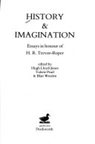 Cover of History and Imagination