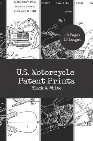 Cover of U.S. Motorcycle Patent Prints
