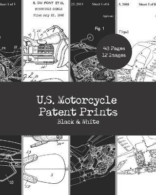 Book cover for U.S. Motorcycle Patent Prints