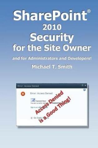 Cover of SharePoint 2010 Security for the Site Owner