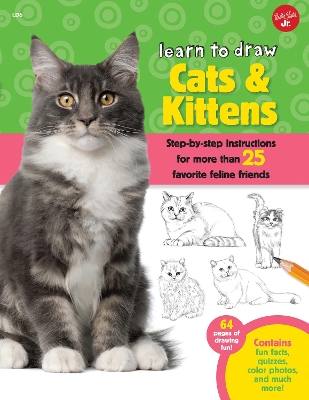 Book cover for Learn to Draw Cats & Kittens