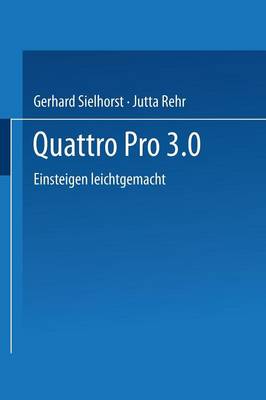 Cover of Quattro Pro 3.0