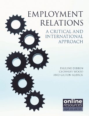 Book cover for Employment Relations : A Critical and International Approach