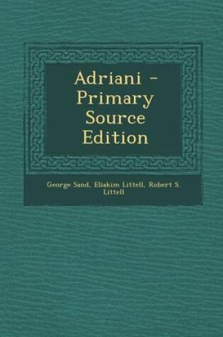 Cover of Adriani (Primary Source)