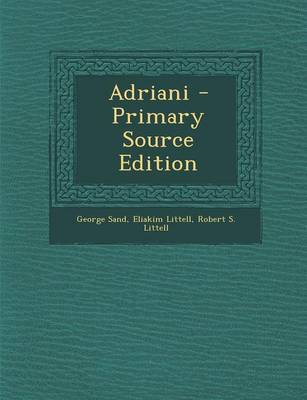 Book cover for Adriani (Primary Source)