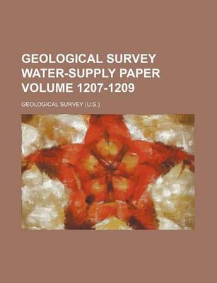 Book cover for Geological Survey Water-Supply Paper Volume 1207-1209