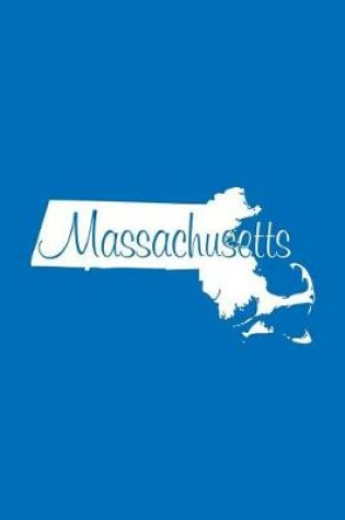 Cover of Massachusetts - Cobalt Blue Lined Notebook with Margins