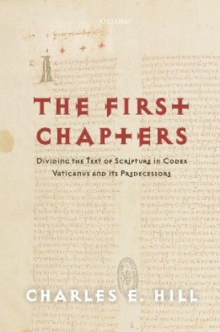 Cover of The First Chapters