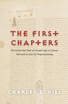 Book cover for The First Chapters