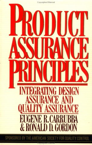 Book cover for Product Assurance Principles