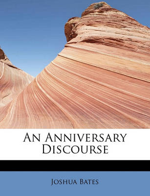 Book cover for An Anniversary Discourse