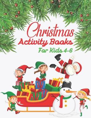 Book cover for Christmas Activity Books For Kids 4-6