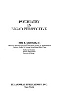 Book cover for Psychiatry in Broad Perspective