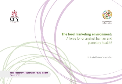Book cover for The food marketing environment: