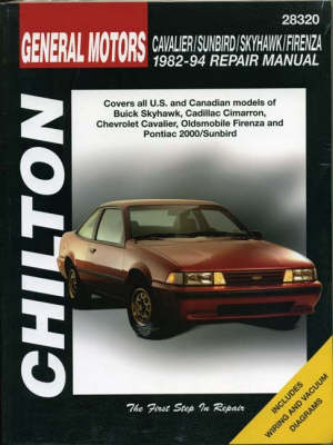 Book cover for General Motors Cavalier/Sunbird/Skyhawk/Firenza 1982-94
