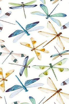 Book cover for Mid Year Academic Diary For Teachers, Students & Parents With Dragonfly Watercolour Design