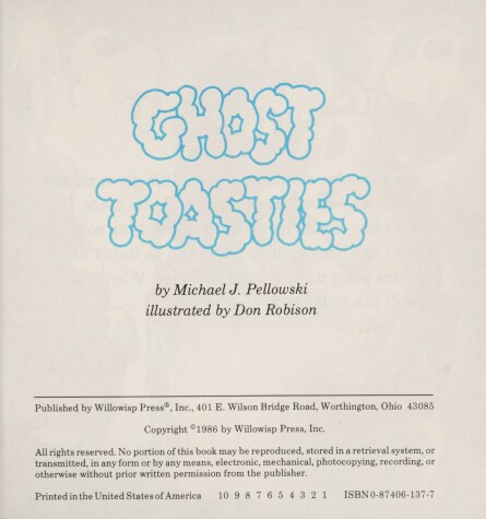 Book cover for Ghost Toasties