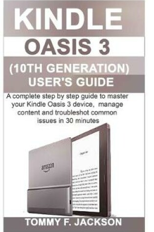 Cover of Kindle Oasis 3 (10th Generation) User's Guide