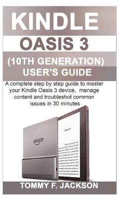 Book cover for Kindle Oasis 3 (10th Generation) User's Guide