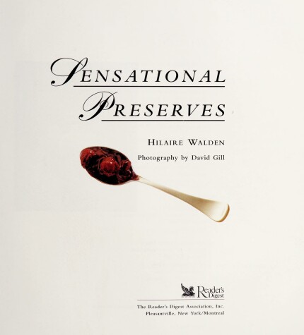 Book cover for Sensational Preserves