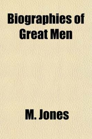 Cover of Biographies of Great Men