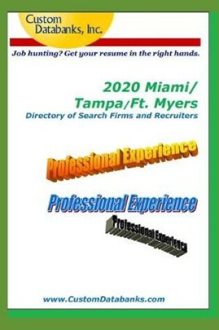 Cover of 2020 Miami/Tampa/Ft. Myers Directory of Search Firms and Recruiters
