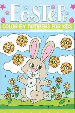 Cover of Easter color by numbers for kids