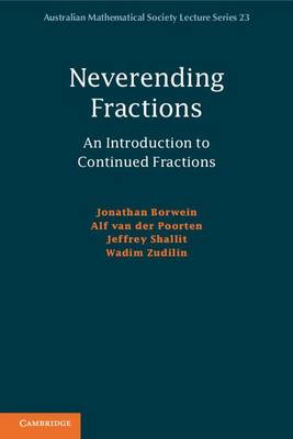 Book cover for Neverending Fractions