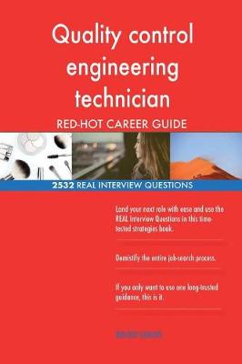 Book cover for Quality control engineering technician RED-HOT Career; 2532 REAL Interview Quest