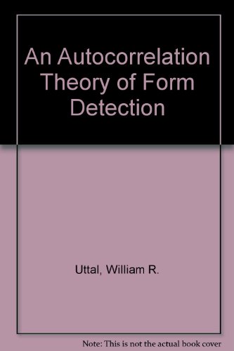 Book cover for An Autocorrelation Theory of Form Detection