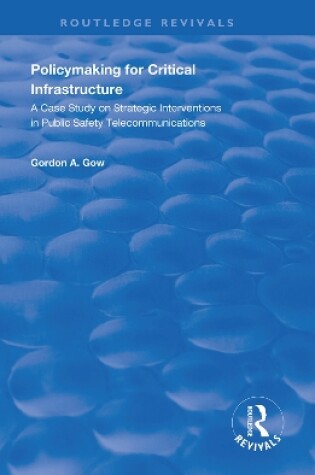 Cover of Policymaking for Critical Infrastructure