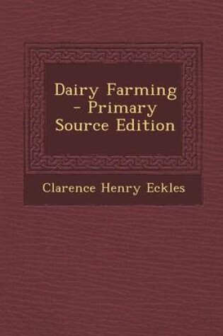 Cover of Dairy Farming