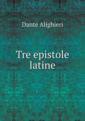 Book cover for Tre epistole latine