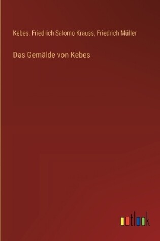 Cover of Das Gem�lde von Kebes