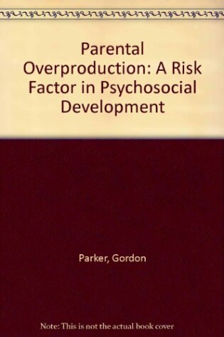Cover of Parental Overproduction