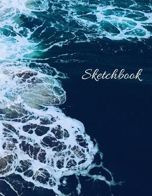 Book cover for Sketchbook, Personalized Sketch Book for Sketching, Drawing or Doodling, (8.5"x11")