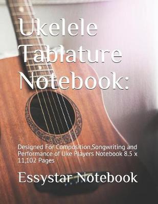 Book cover for Ukelele Tablature Notebook