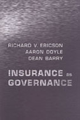 Book cover for Insurance as Governance