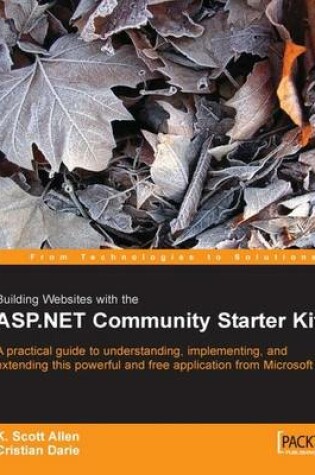Cover of Building Websites with the ASP.NET Community Starter Kit