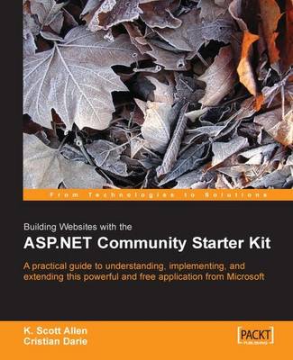 Book cover for Building Websites with the ASP.NET Community Starter Kit